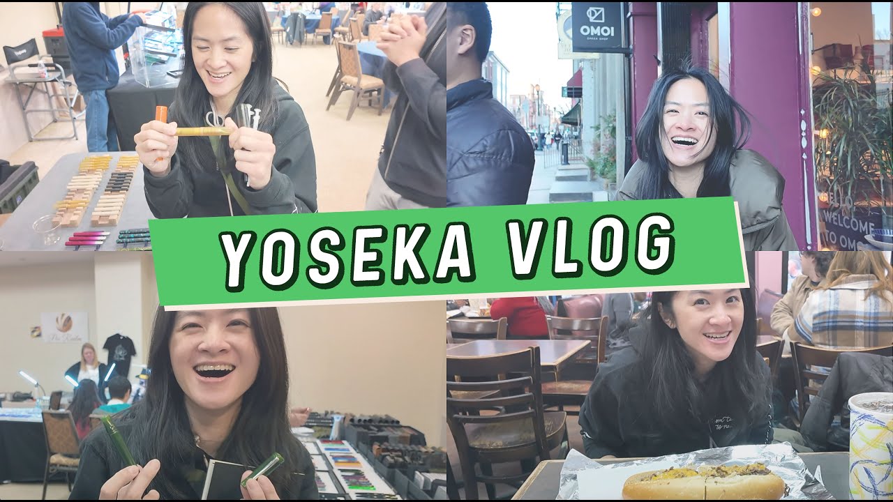 Yoseka Visits Philly Pen Show 2024 Guess which pen Daisy got!?! YouTube