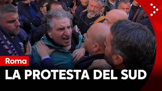 Cost of living crisis, farmers and truckers from the South protest in Rome: "Politicians should b...