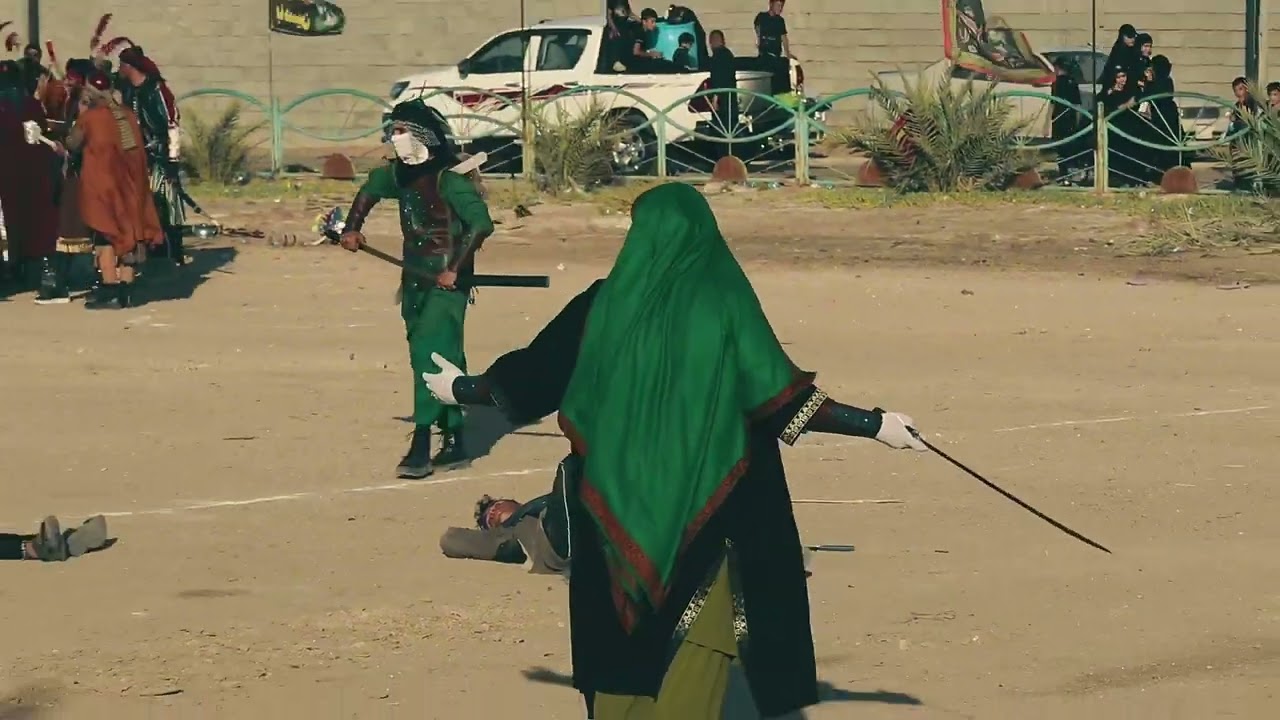 تشابيه واقعة الطف في منطقة الضواعن ناحية النشوة | هيئة قمر بني هاشم بالتعاون مع هيئة الزهراء (ع)