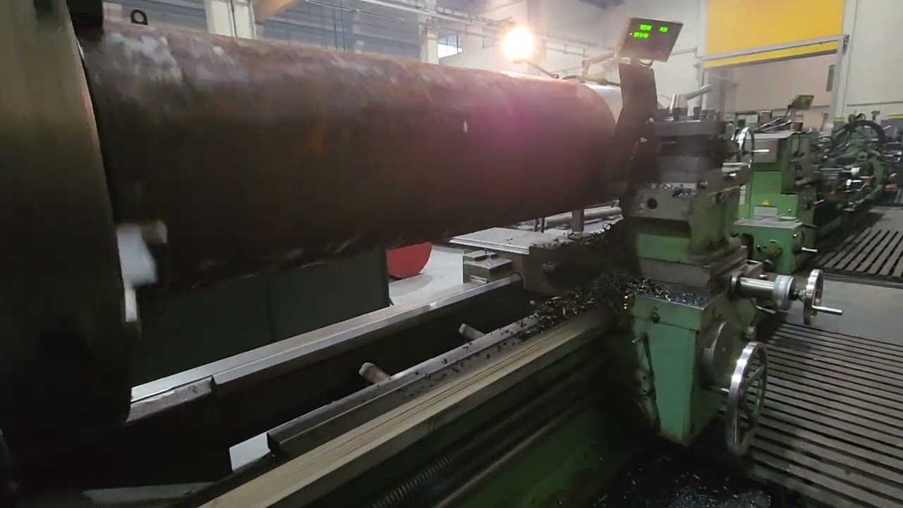 600 TON HİDROLİK SİLİNDİR ROD İŞLEME #turning #universal #işçilik 