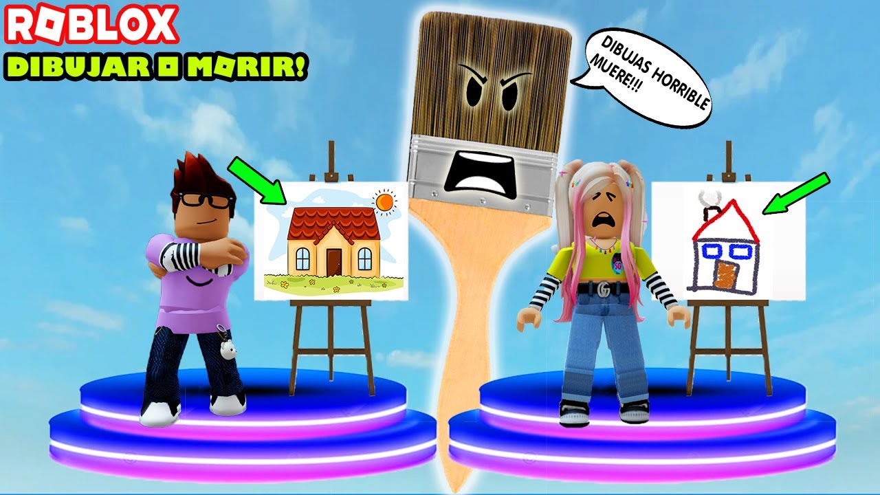 DIBUJAR O MORIR!! Tenemos Que Dibujar Bien Para Ganar O Si No Muere! 🥴😮