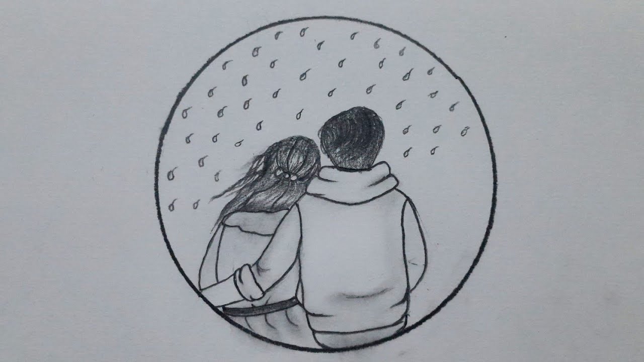 How to draw a couple drawing || Easy couple drawing || Simple pencil drawing