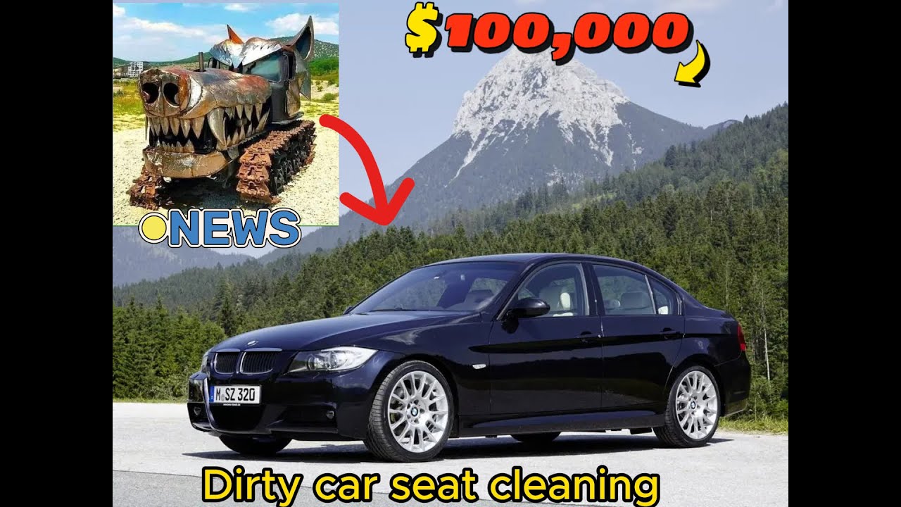 BMW 320 E90 - Interior Dry Cleaning, Химчистка автосалона - YouTube