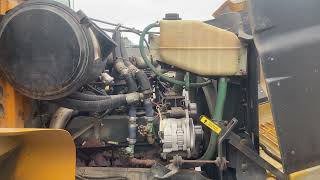 1998 Thomas 3800 T444E Engine View Startup & High Idle