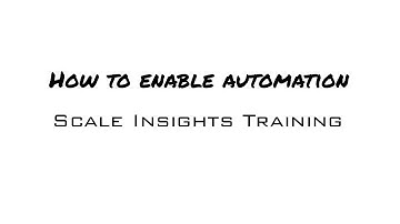 Step 1 of Setting Up Scale Insights (Do This Immediately) - Scale Insights Training