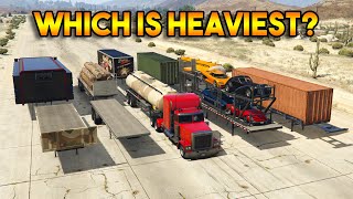 GTA 5 ONLINE : WHICH IS HEAVIEST TRAILER?