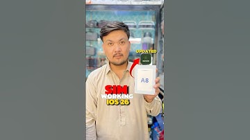 A8 Non pta sim Device Working on ios26 Big update #shorts