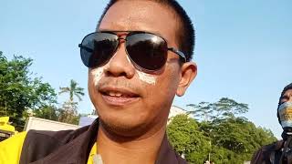 DETIK DETIK PENEMBAKAN GAS AIRMATA YANG PERTAMAKALI  DITENGAH ORASI MAHASISWA