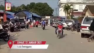 [22.1.2021] PKP di Terengganu : Suasana suram di pasar utama