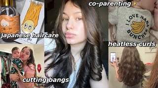 a REAL weekend in my life: going out, new haircare, cutting my bangs, & co-parenting Profile