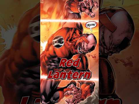 The Transformation Into A Red Lantern Is Disgusting And Horrifying! #dccomics #shorts