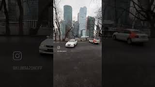 Дрифт в Москва Сити