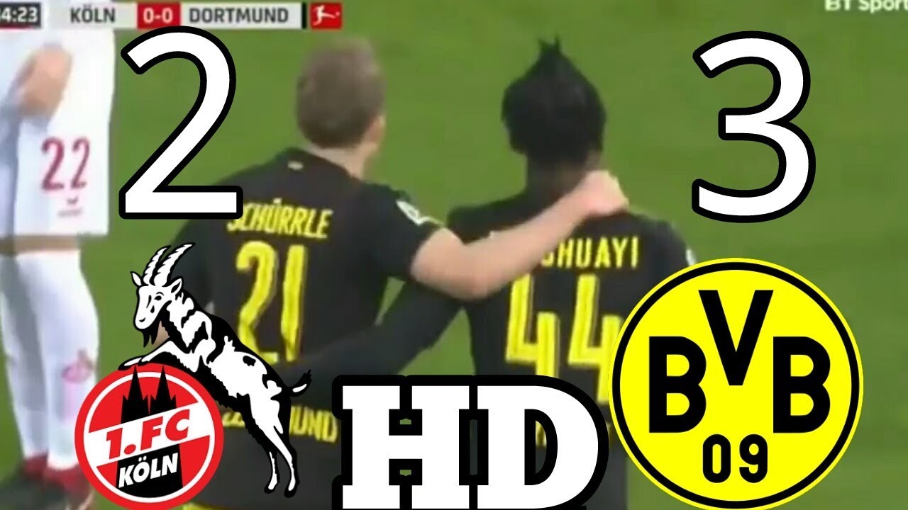 Download FC Köln vs Borussia Dortmund 2-3 All Goals Highlight 03/02/2018 HD