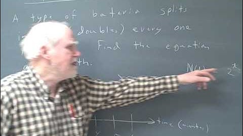 Exponential Applications, Sec. 5.4, Part 1 of 6