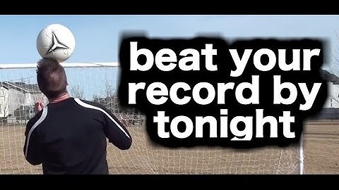 How to JUGGLE a Soccer Ball with YOUR HEAD | Juggle a football with head