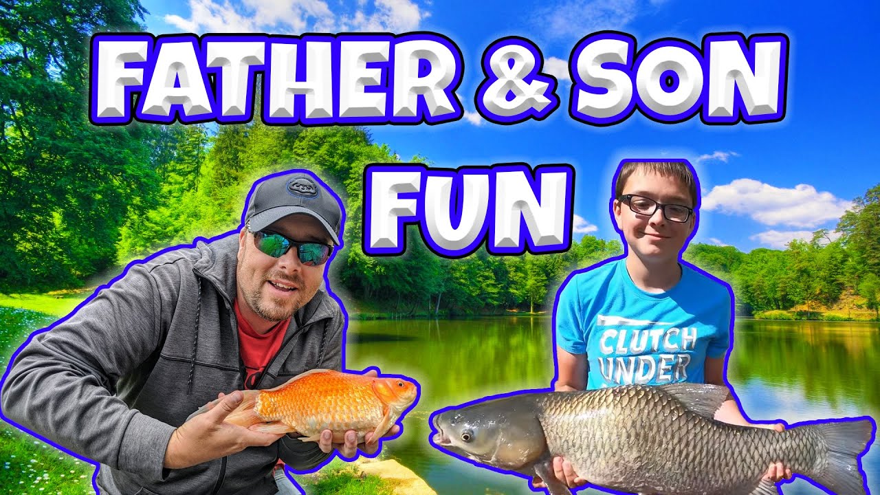 Carp Fishing in Ohio Lands Clayton His First Grass Carp Tons of Commons