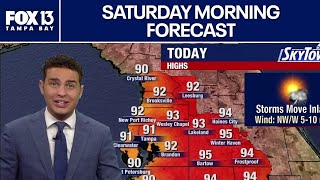 Tampa weather | Saturday morning forecast