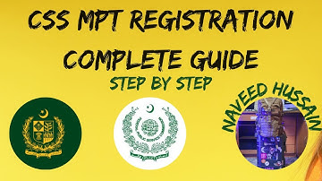 CSS MPT Exam online registration complete guide step by step  |Special CSS2023 registration| CSS2024