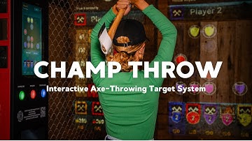Champ Throw Interactive is more than just axe throwing 🪓