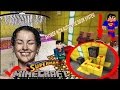 SUPERMAN MINECRAFT : BUILD SHOWER WITH AUTOMATIC DOOR WORKING On GOLD HOUSE #3