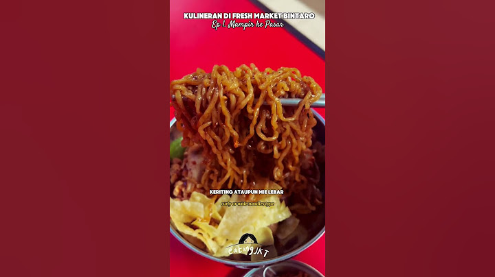 🌟 Kuliner Seru di Fresh Market Bintaro! 🍴