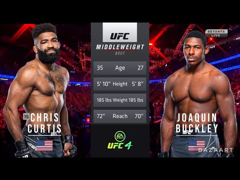 Joaquin Buckley vs Chris Curtis fight footage