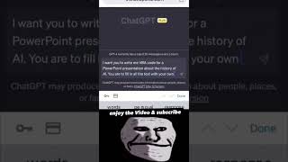 PowerPoint Presentation With ChatGPT 🔥🔥🔥 #chatgpt #shorts #technology