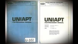 UG & NX History (1974): Instructions for creating post-processors for UG