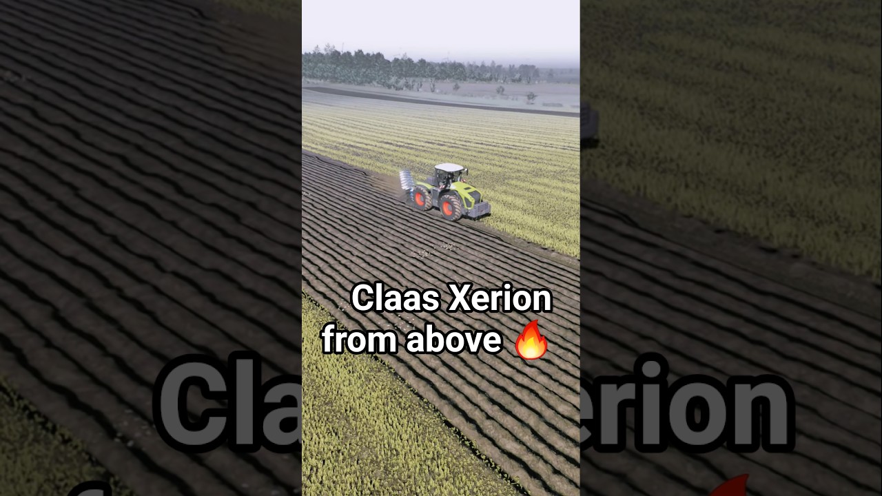 Claas Xerion plowing 🔥 