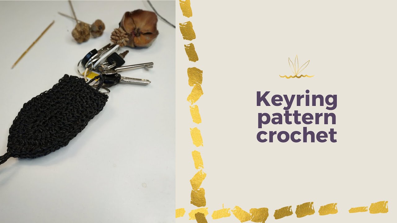 Сrochet pattern keyring - YouTube