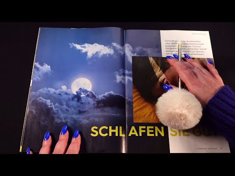ASMR Magazin durchblättern und vorlesen ♡ Page Turning ♡ Flüstern ♡ Deutsch