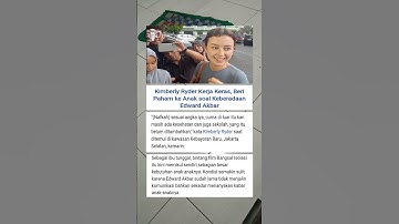Kimberly Ryder Kerja Keras, Beri Paham ke Anak soal Keberadaan Edward Akbar