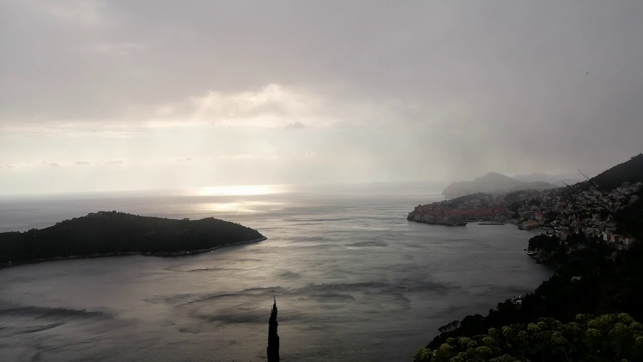 Snow in Dubrovnik in March! - YouTube