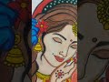 part-3 🌼 shree jii 👀✨🌷 #youtubeshorts #viral #art #radharanisketch #viralvideo #painting #radharani
