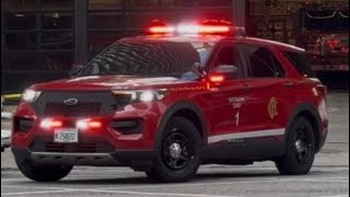 *NEW* Chicago Fire Department Battalion 1 Responding 