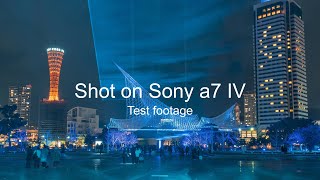 Sony A7IV Video and Timelapse Test footage | Night illumination scene