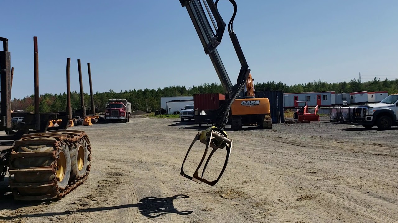 2001 CAT 554 Forwarder - YouTube