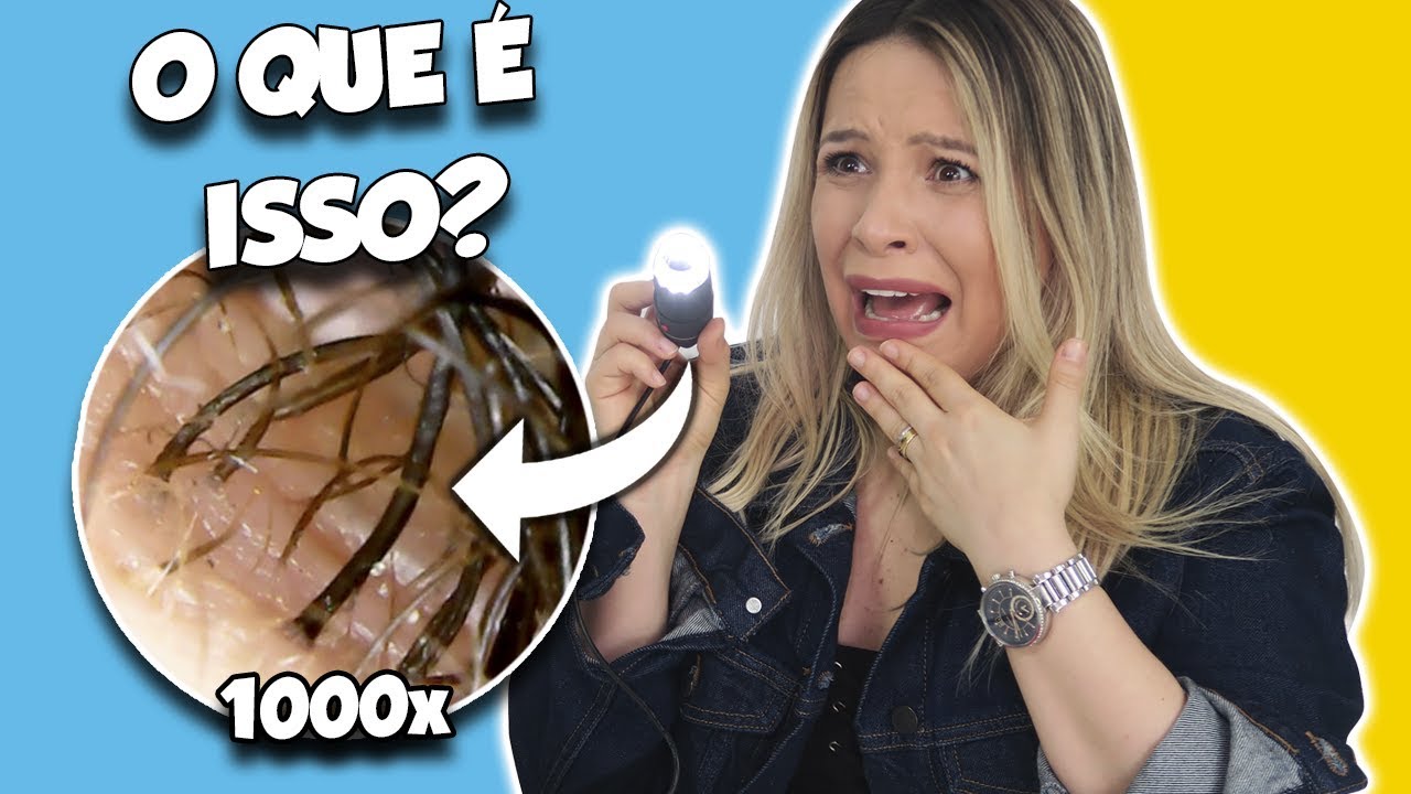 REAGINDO A COISAS NO MICROSCÓPIO (QUE ESTRANHOOOO!!)