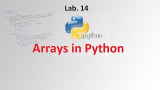 L14. Arrays in Python | Python Tutorial for Beginners