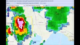 May 18 2018 New Orleans Severe Storm and Hail