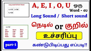 Long & short vowel  sounds for beginners |English Padikka Aasaiya |easy way to learn sounds |Part-1 screenshot 5