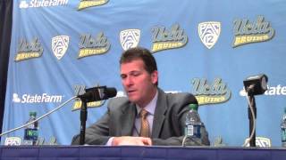 Steve Alford on UCLA's 89-80 win over Louisiana-Lafayette