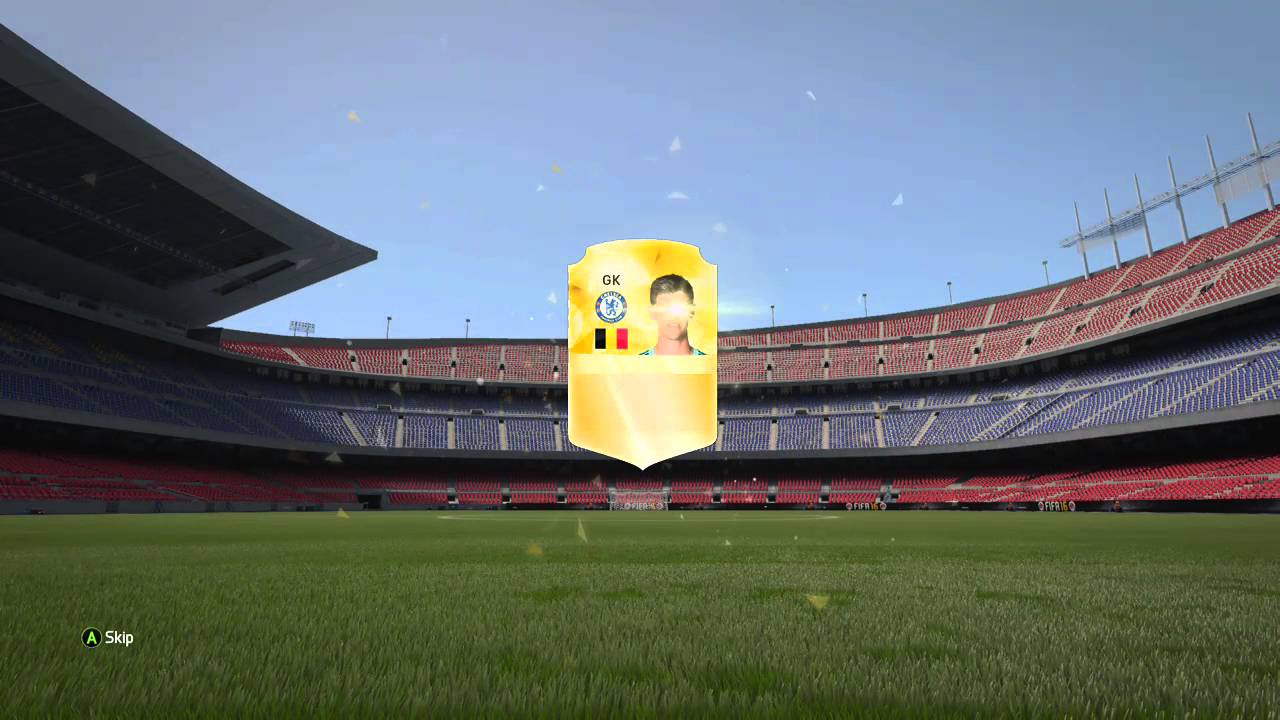 fifa 16 Thibaut Courtois in a pack