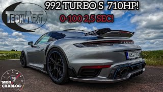 The Best 911 Techart 992 Turbo S Reviewpov 710Hp 900Nm By Moscarblog