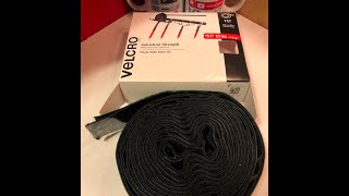 Look velcro Heavy Duty Tape Adhesive 15 Ft X 2 Inches Holds 10 Lbs Industrial Strength Roll Strong