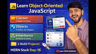 Crack JavaScript Interviews 😳 | OOP Concept | MERN Stack Until E-commerce Build 🔴 | JS Day 16 😱