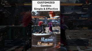 CUSTOMIZED COMBOS | ANNA Tekken 8 Season 3 85+ DAMAGE #guide #annawilliams #youtubeshorts #gaming