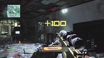 Modern Warfare 3 - Gold Barrett Streak - Acog IV - Quickscoping