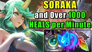When you go over 1000 Heals Per Minute in a Soraka Game | Diamond Support | Patch 14.7