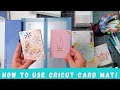 Cricut card mat 2x2 with cricut explore tutorial